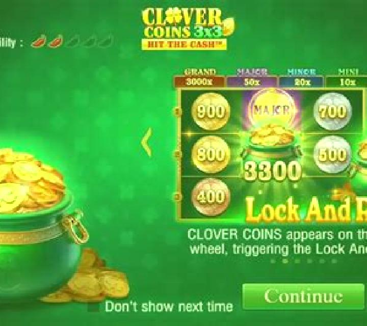 Clover Coins 3x3 online slot