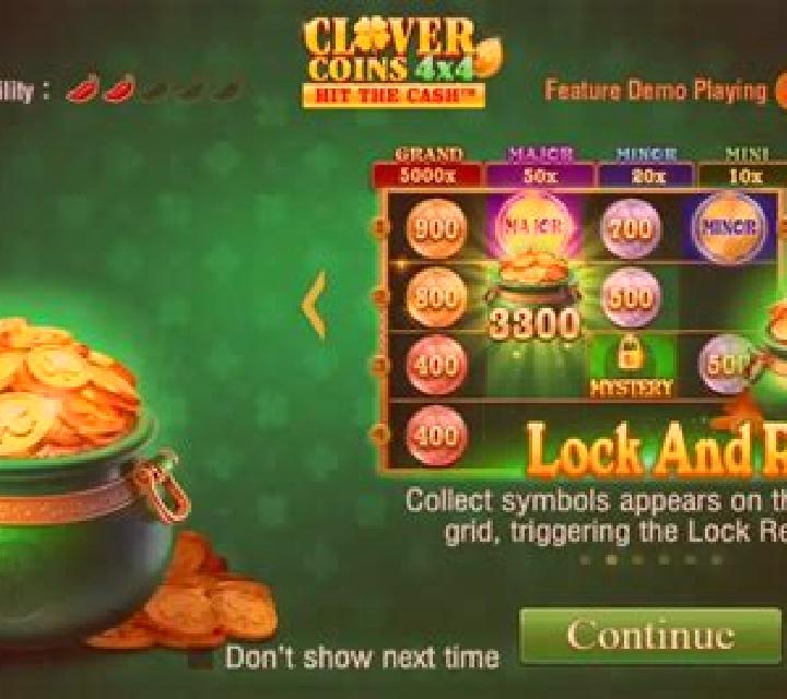 Clover Coins 4x4 slot