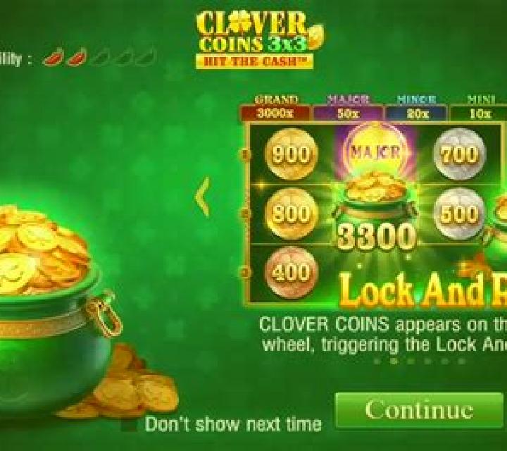 Clover Madness 100 (3x3) slot game