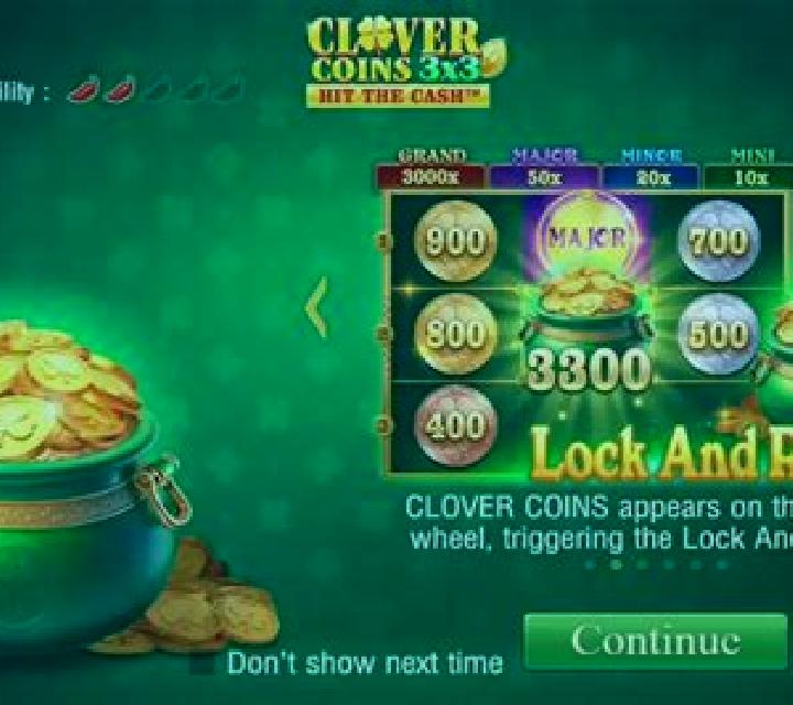 Clover Spark - Hold & Hit 3x3 slot game