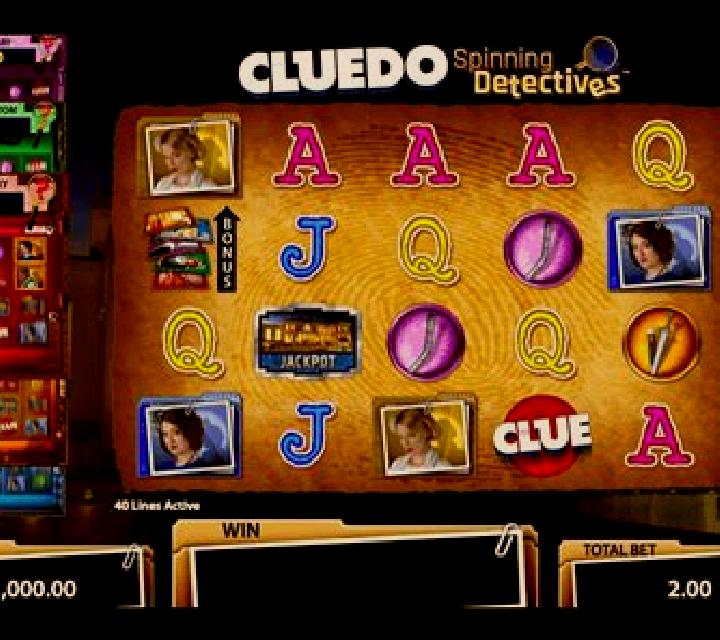 CLUEDO Spinning Detectives slot