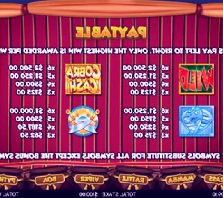 Cobra Cash slot