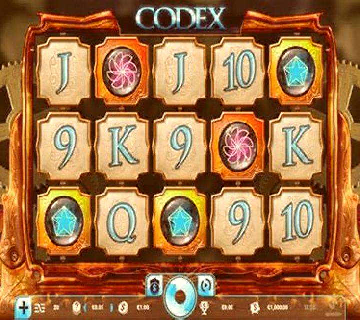 Codex slot machine