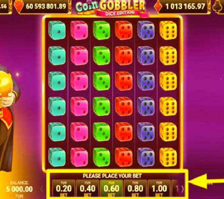 Coin Gobbler Dice Edition slot