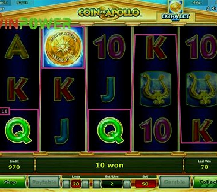 Coin of Apollo slot machine