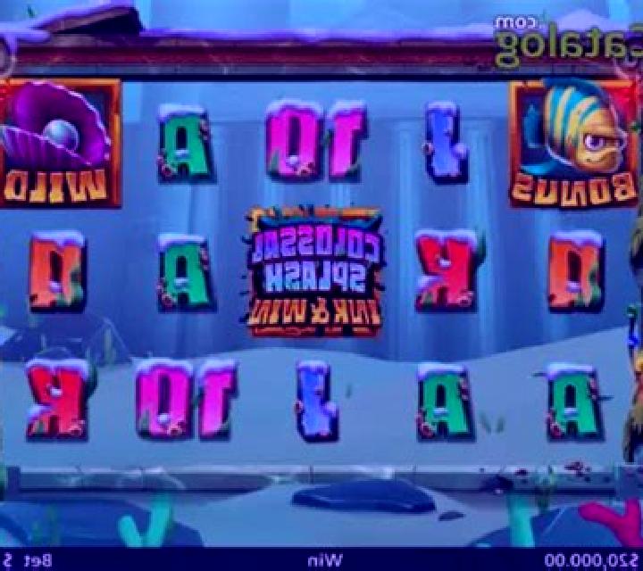 Colossal Splash Ink & Win Merry Christmas slot