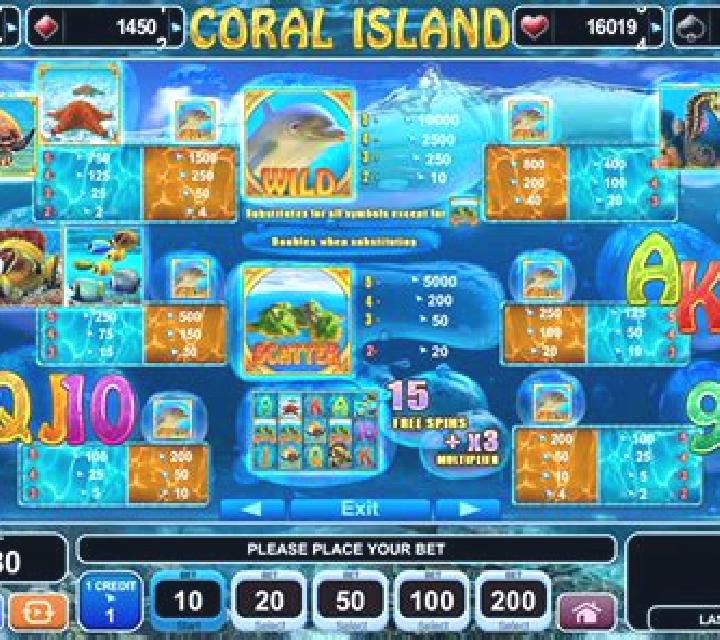 Coral Island slot game