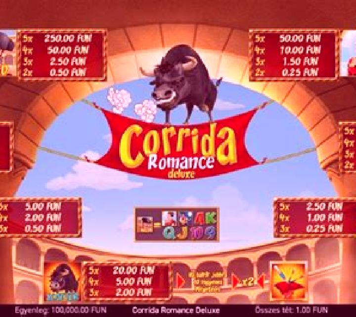 Corrida Romance Deluxe slot game