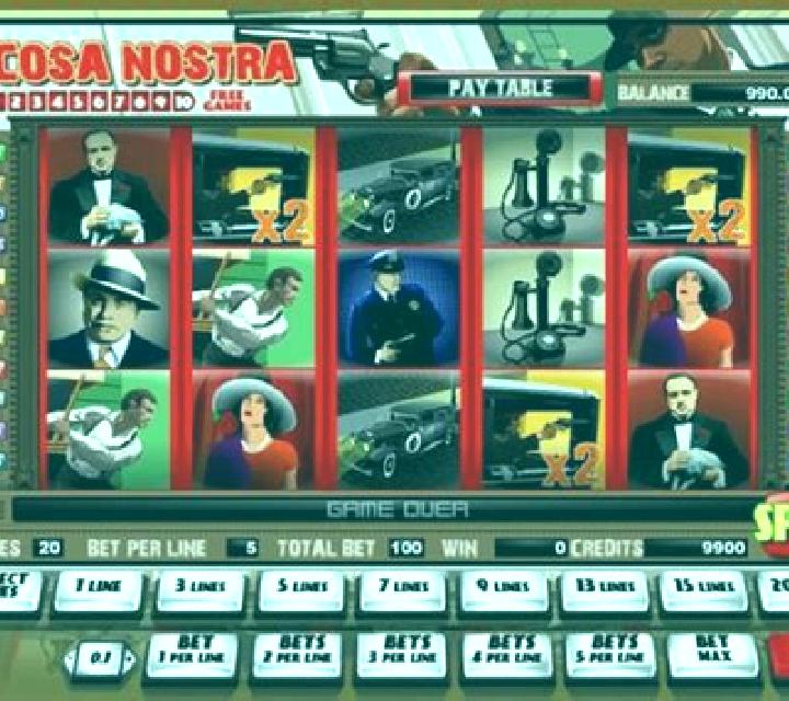 Cosa Nostra slot machine