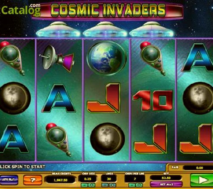 Cosmic Invaders slot game