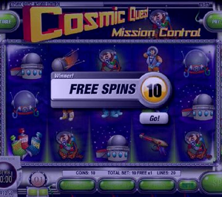 Cosmic Quest: Mission Control slot game