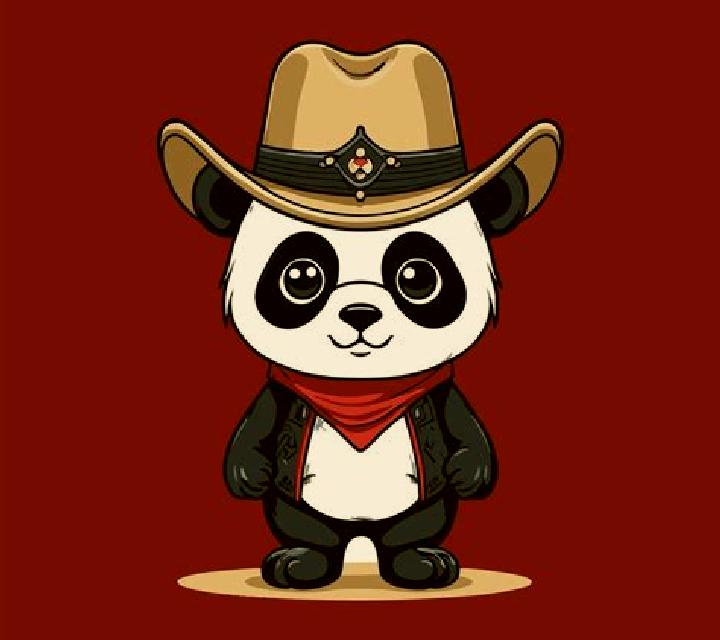 Cowboy Panda Hold and Spin slot game