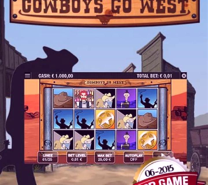 Cowboys Go West HD slot machine