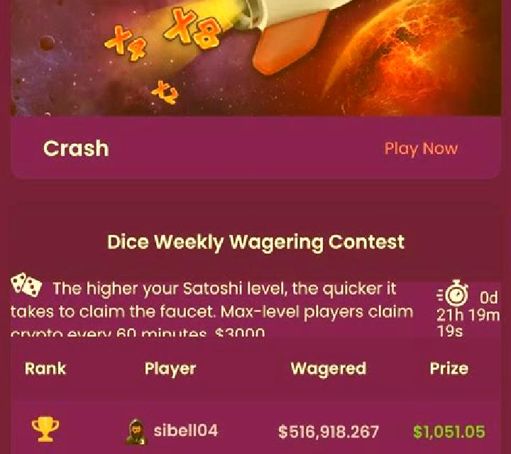 Crash (Trustdice) slot