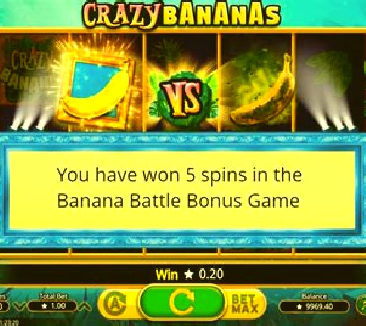 Crazy Bananas slot game