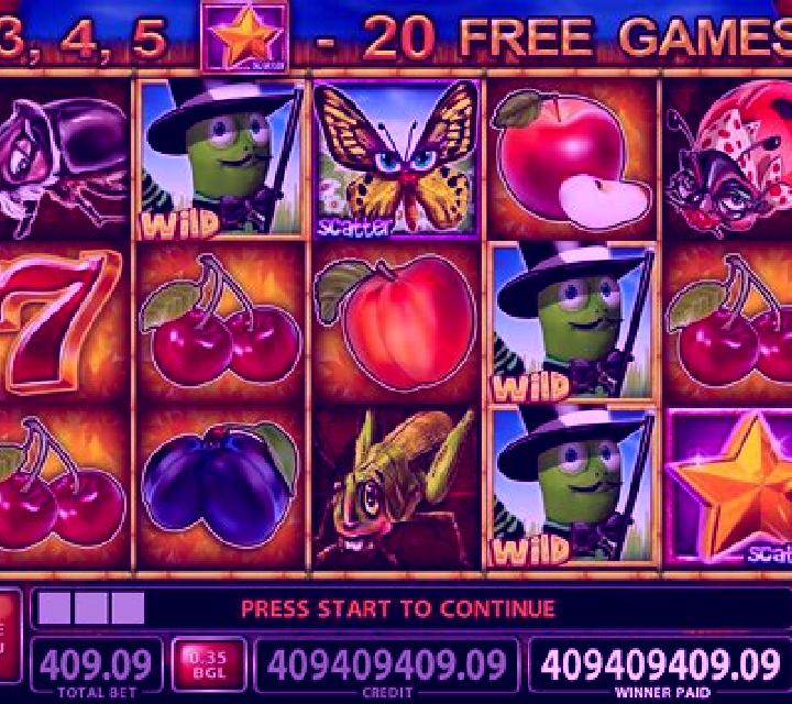 Crazy Caterpillar slot machine