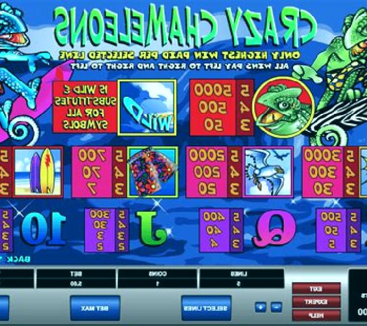 Crazy Chameleons slot game
