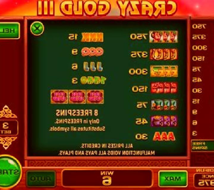 Crazy gold III (3x3) online slot