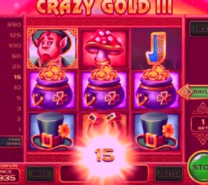 Crazy gold III (Reel Respin) slot