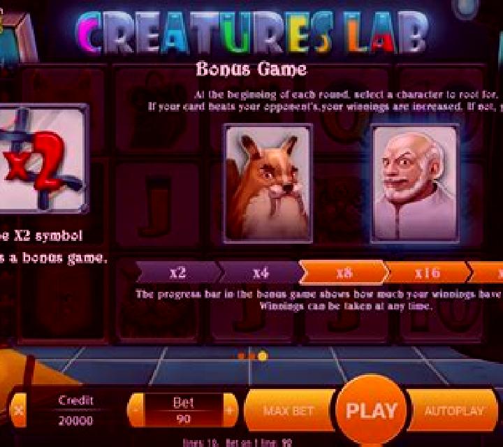 Creatures Lab slot