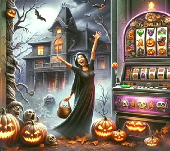 Creepy Halloween slot machine