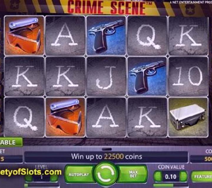 Crime Scene (NetEnt) slot machine