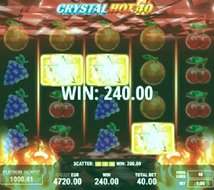 Crystal Hot 40 slot game