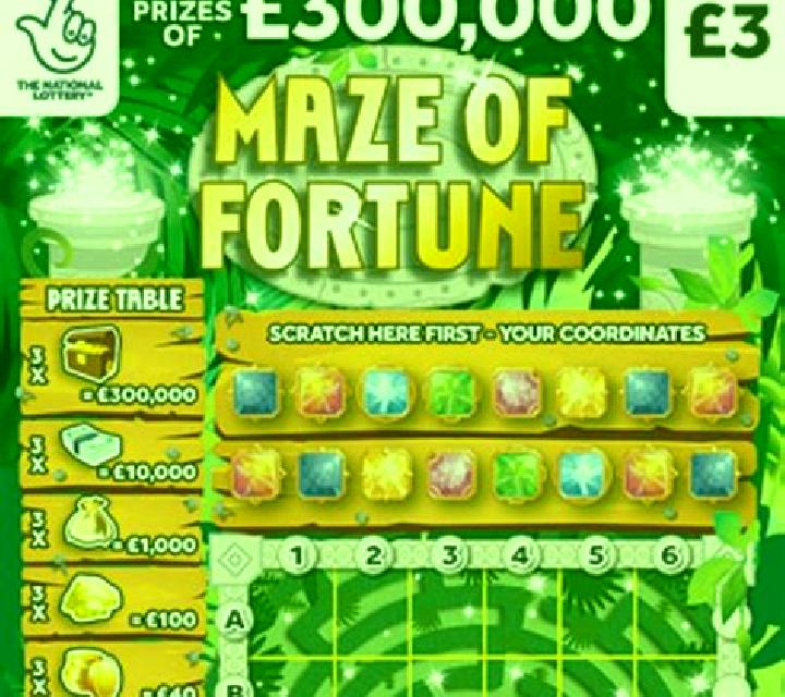 Crystal Maze Scratchcard slot game