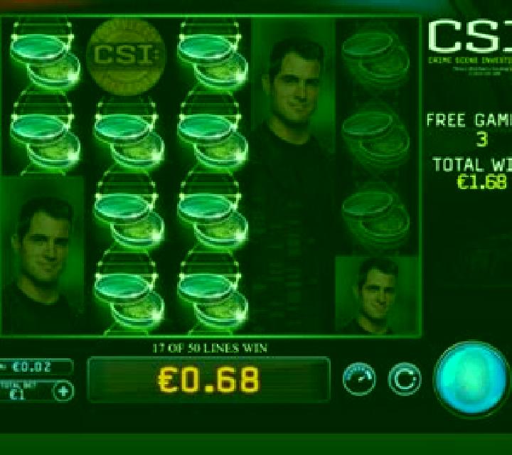 CSI: Crime Scene Investigation (Atlantic Digital) slot machine