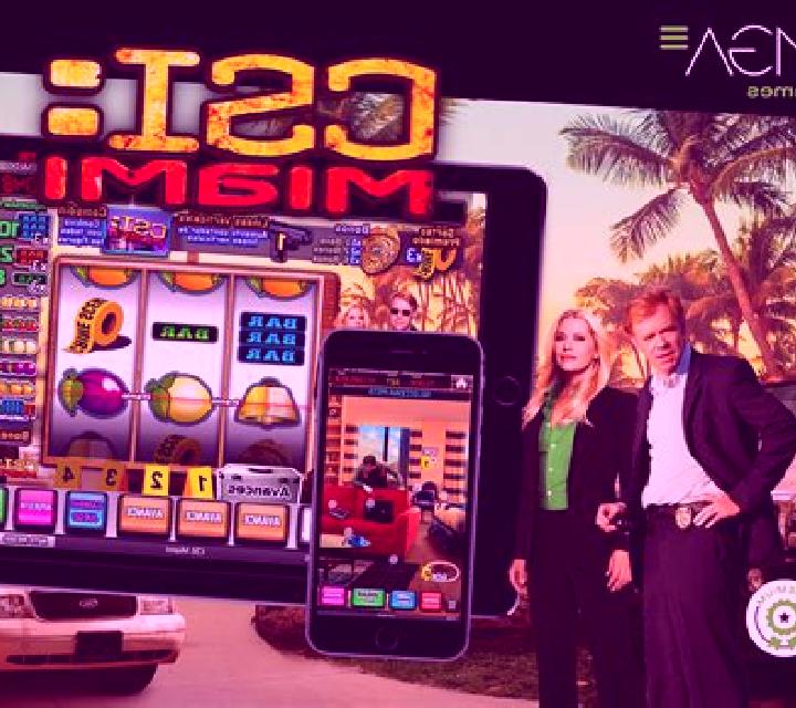 CSI Miami slot machine