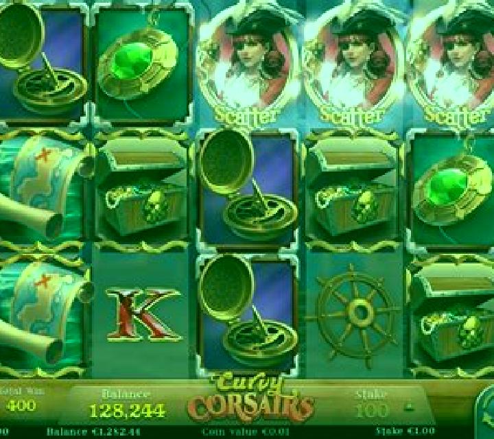 Curvy Corsairs slot game