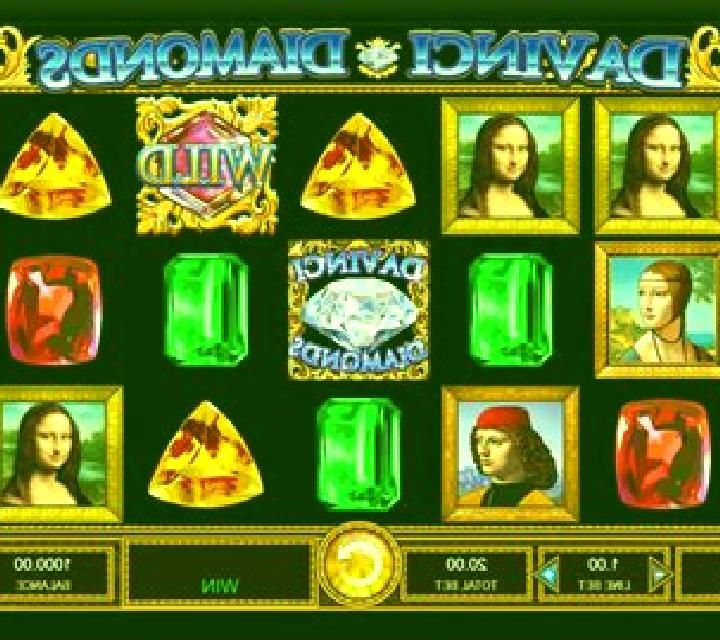 Da Vinci Diamonds Tic Tac Toe slot machine