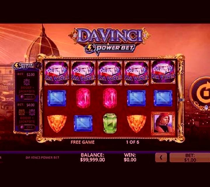 Da Vinci Power Bet slot game
