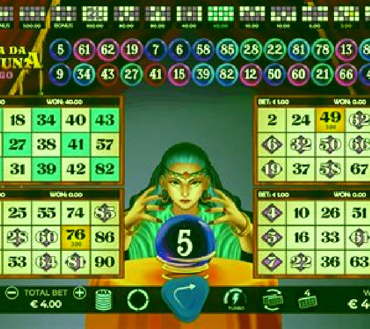 Dama da Fortuna Bingo slot machine