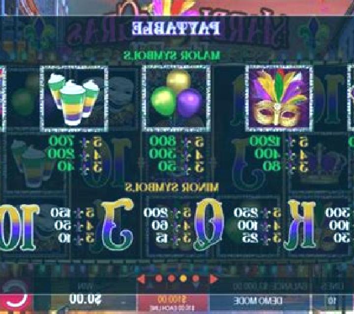 Dazzling Mardi Gras slot game