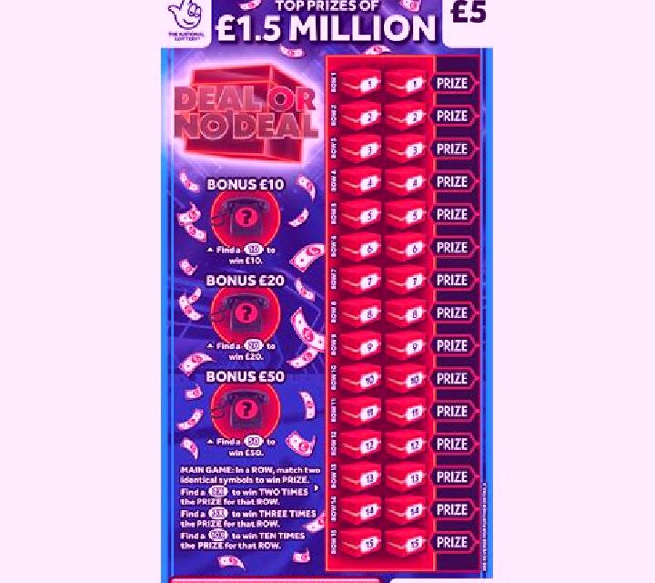 Deal or No Deal Scratchcard slot