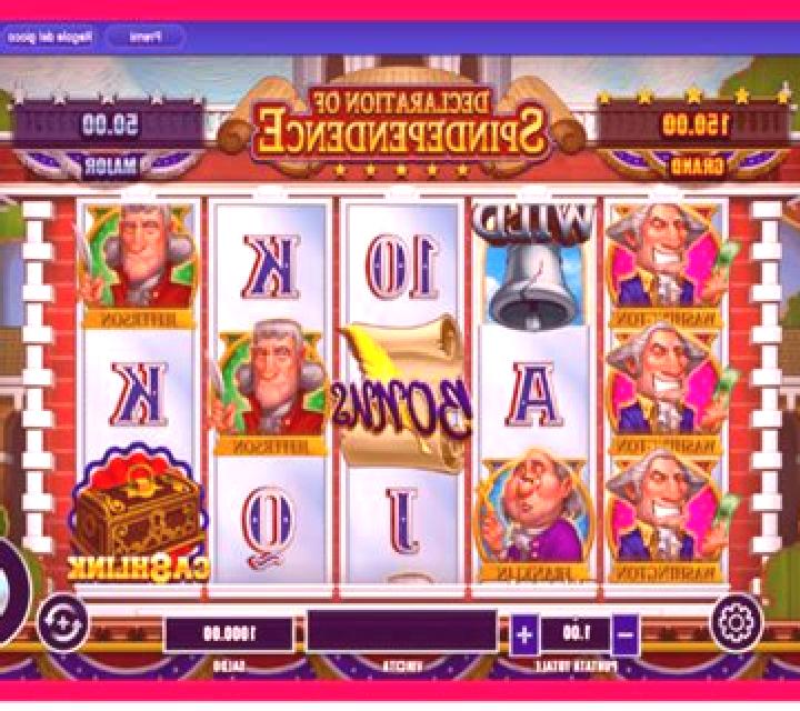 Declaration of Spindependence slot machine