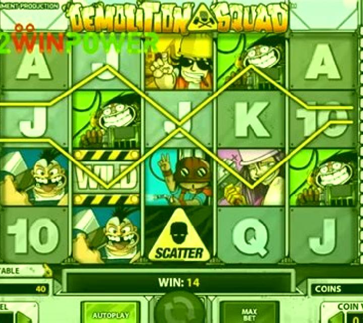 Demolition Squad slot machine