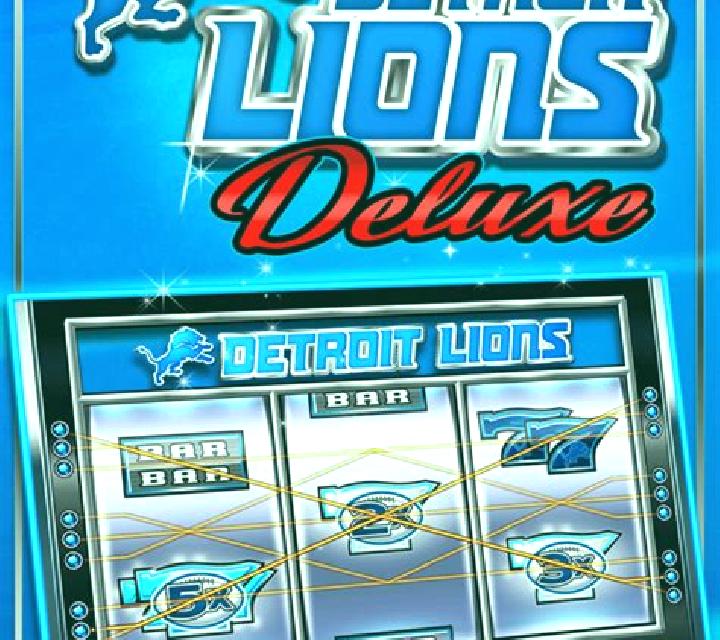 Detroit Lions Deluxe slot machine