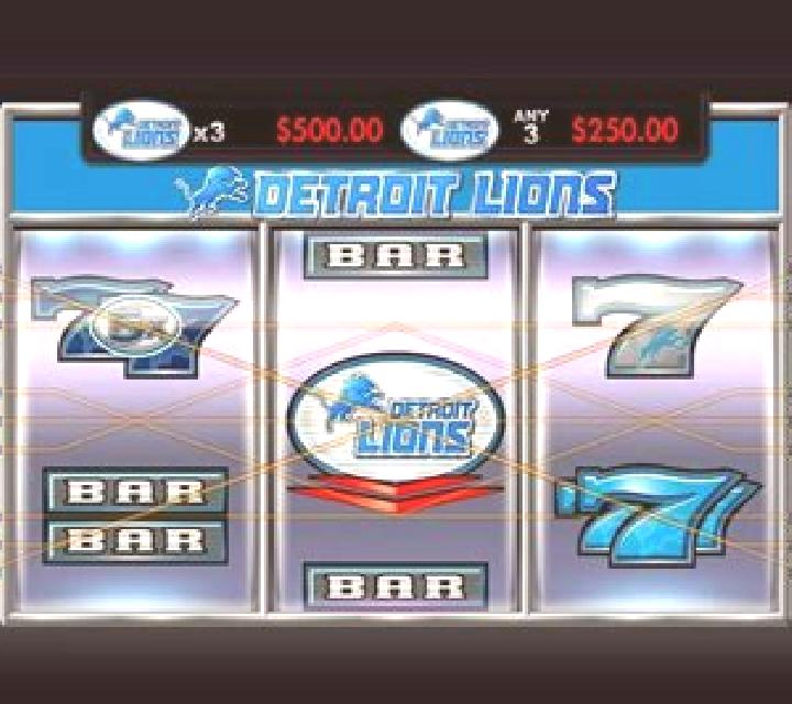 Detroit Lions Deluxe slot