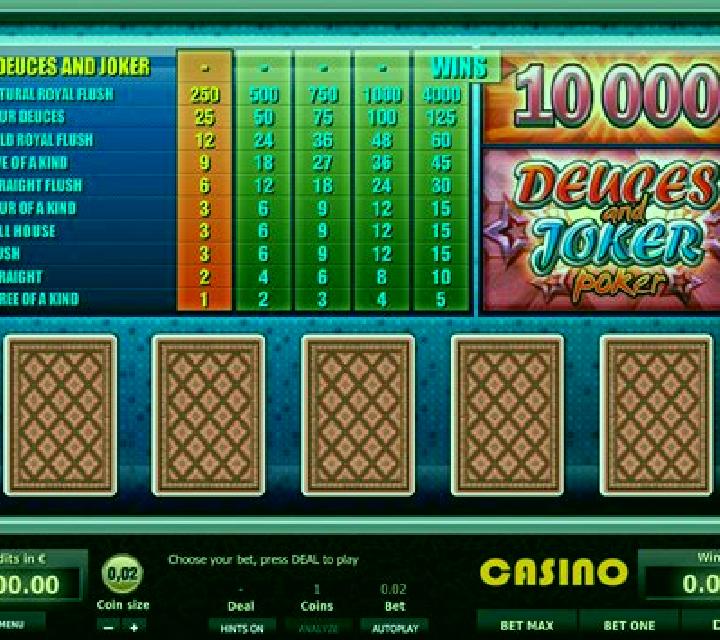 Deuces and Joker MH (Microgaming) slot game
