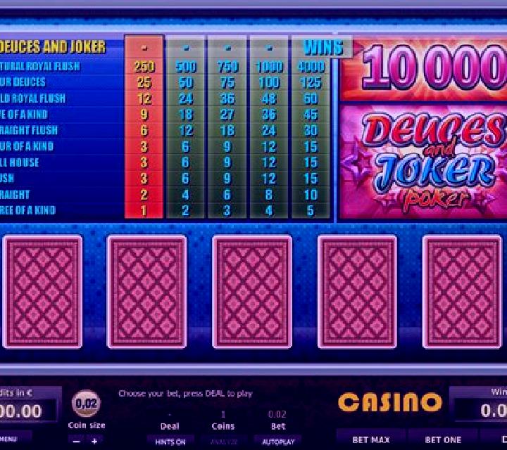 Deuces and Joker MH (Rival) slot game
