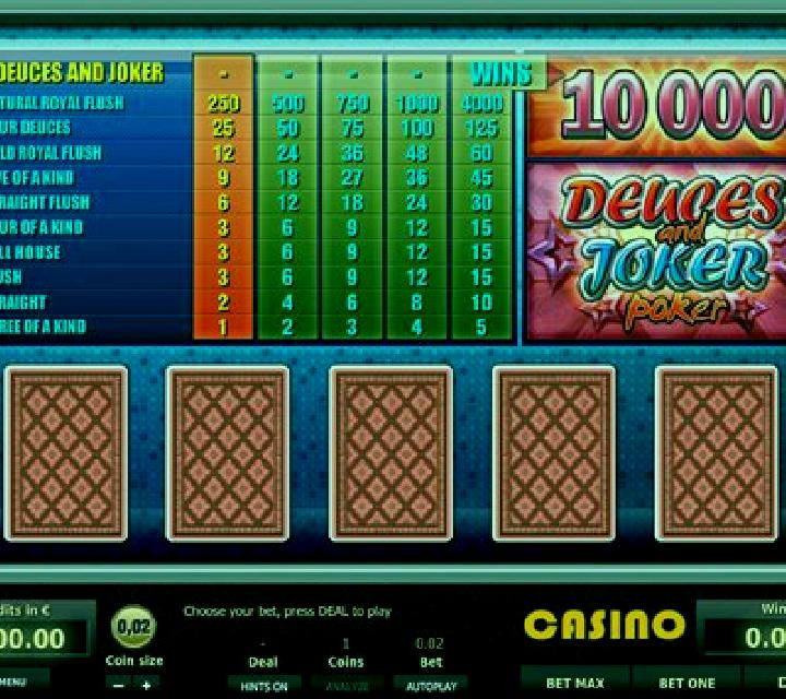 Deuces and Joker Poker (Tom Horn Gaming) online slot