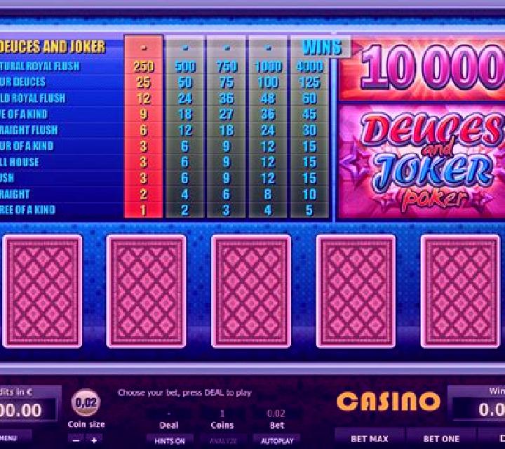 Deuces & Joker - Power Poker slot game