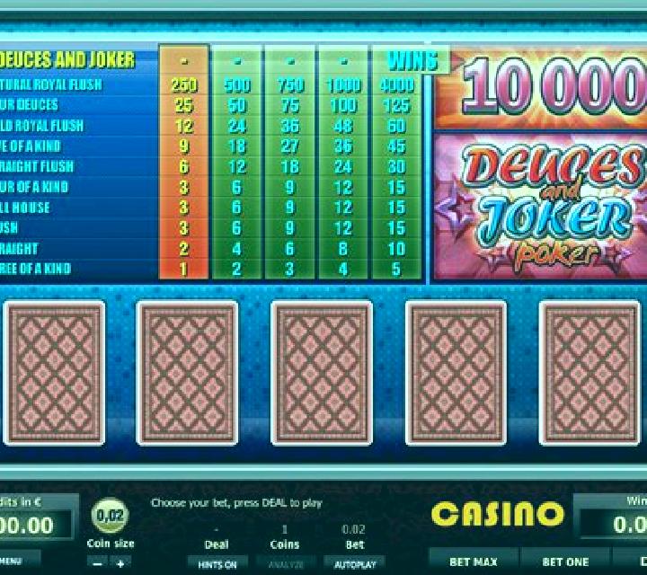 Deuces & Jokers Poker (Nucleus Gaming) slot game