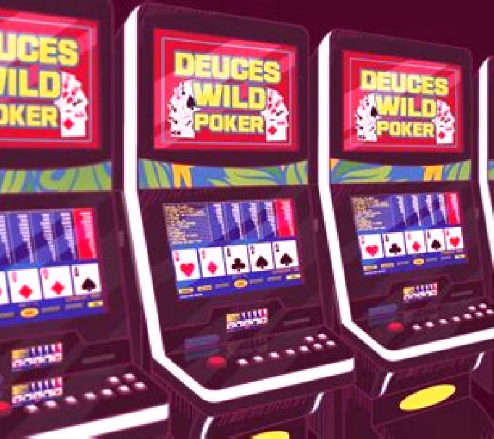 Deuces Wild Progressive Poker slot machine