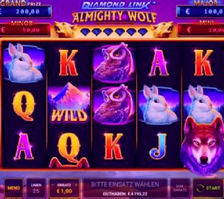 Diamond Cash: Almighty Wolf slot game