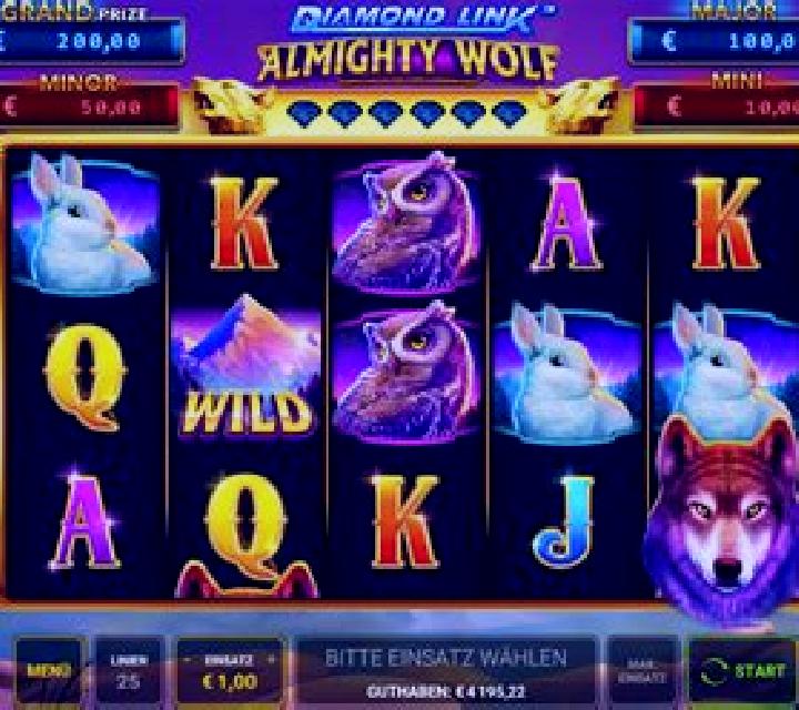 Diamond Cash: Almighty Wolf slot machine