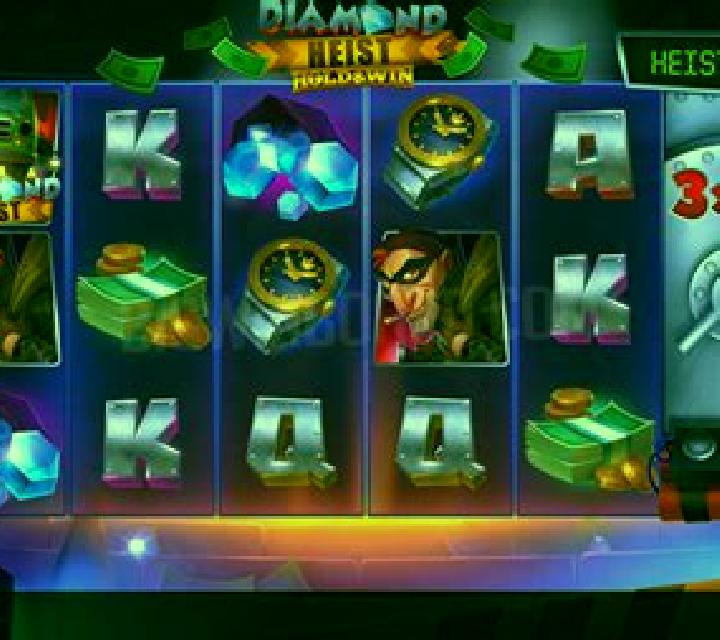 Diamond Heist Hold & Win slot machine