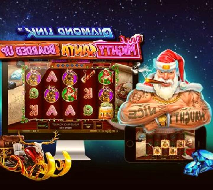Diamond Link Mighty Santa: Boarded Up slot game
